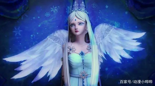 当叶罗丽仙子变成“天使形态”，水王子是堕天使，冰公主美如圣灵