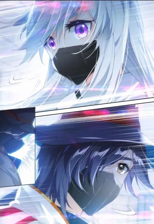 终极斗罗漫画：娜娜和唐乐心灵感应，蓝轩宇和冻千秋“打情骂俏”