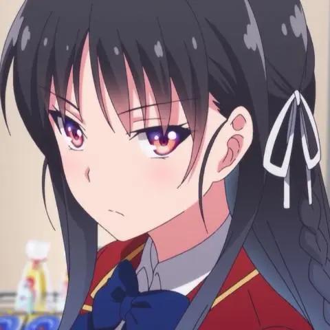 做一个简单的选择题，这7个黑长直动漫妹子你最喜欢谁