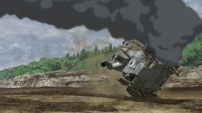 还有这种操作？履带断了，坦克却跑的更快！这动漫细节真是厉害！