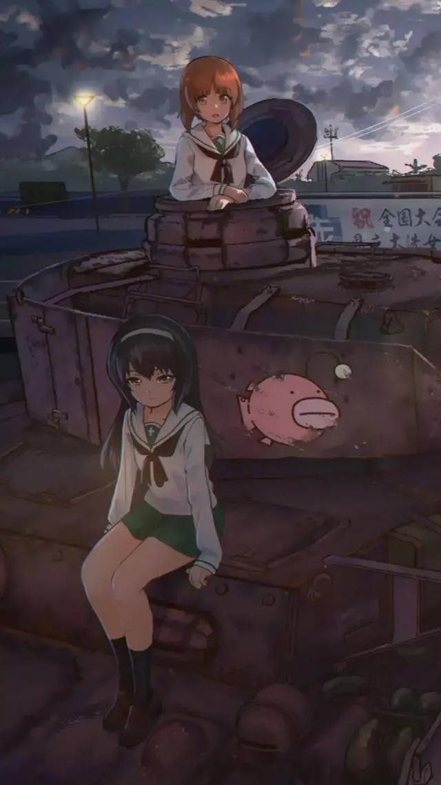 少女与战车壁纸，记得收藏。