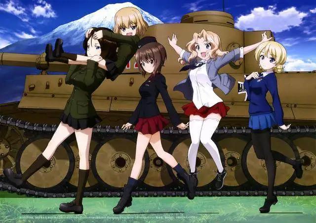 鉴赏：girlsundpanzer少女与战车动漫图片集