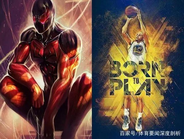 致敬漫威的NBA球星们：“刀锋战士”杜兰特，“蜘蛛侠”库里？