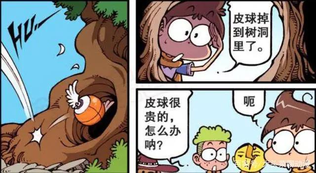 哈利菠菜一不小心掉进树洞里，小伙伴们用同样的方法救他！