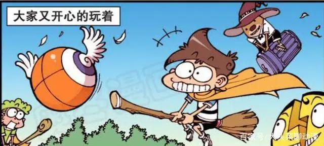 哈利菠菜一不小心掉进树洞里，小伙伴们用同样的方法救他！