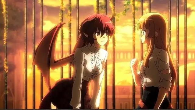 玛娜利亚魔法学院：半龙人--古蕾雅和人族公主--安的百合