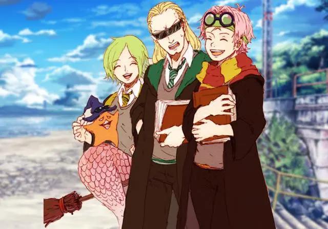 海贼王：当海贼团穿越到魔法学院，艾斯诠释兄弟情，娜美造型抢镜