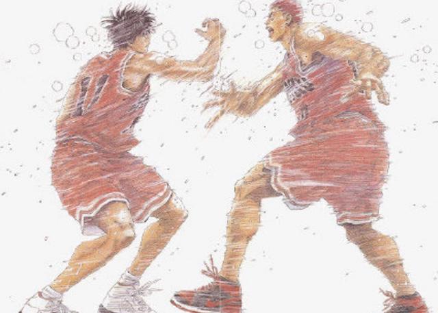 灌篮高手：剧场版新视觉图公开，主角疑似一男一女，樱木却矮了？