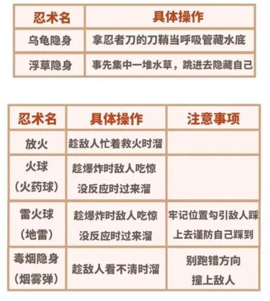 现实中的忍者，破坏了动漫给人的美好幻想，现实总是残酷的