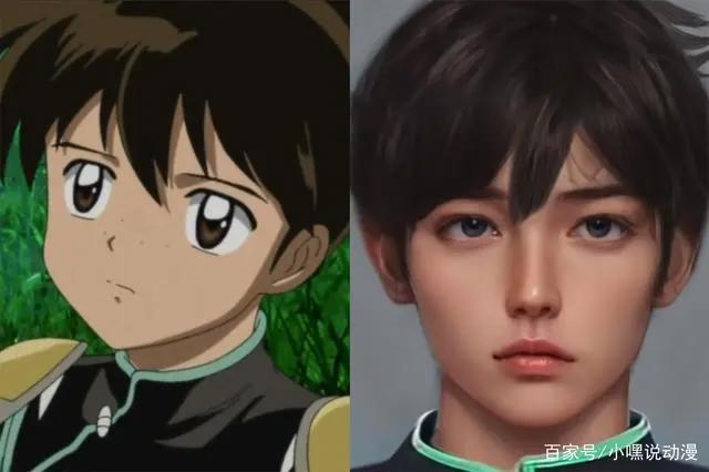 当《犬夜叉》被AI还原成真人，戈薇网红脸被吐槽，只有云母神还原