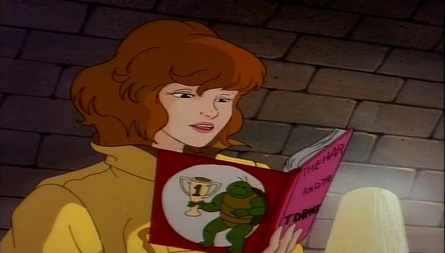 忍者神龟第4集：四兄弟喜欢披萨，更喜欢艾普莉尔让他们爽到心里