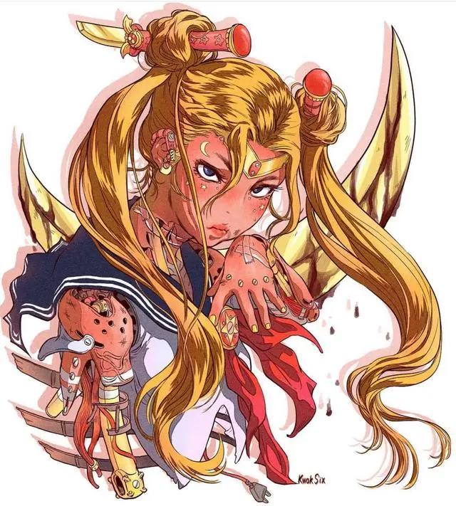 《美少女战士》变身机器人，战斗力直线上升，但样子不再有少女感