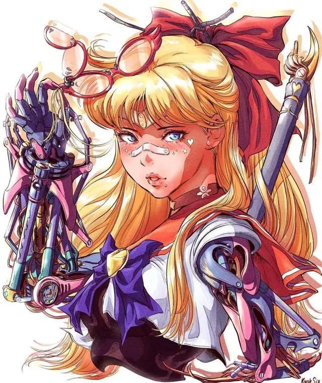 《美少女战士》变身机器人，战斗力直线上升，但样子不再有少女感