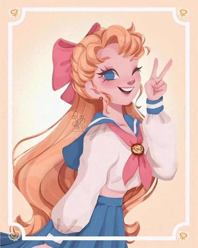 欧美风《美少女战士》，“迪士尼风格”太显著，还是原版好看