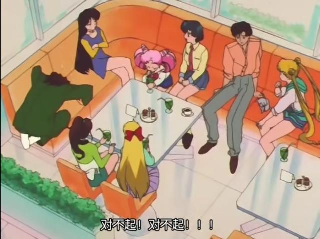 美少女战士：内四水手服战士被同一个敌人盯上，其中两个爱上了他