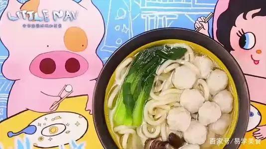 著名香港小吃，《麦兜响当当》同款鱼丸粗面，有鱼丸也有粗面哦！