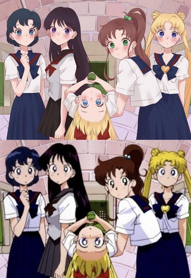 重绘版的美少女战士，果然质地和画风对于少女漫很重要