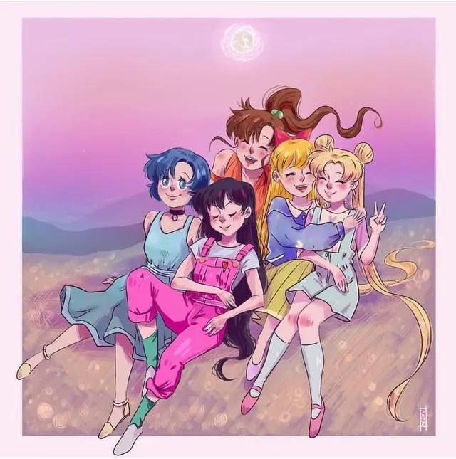 《美少女战士》玩转“街头女霸王”，真想跪下叫月野兔为大姐头