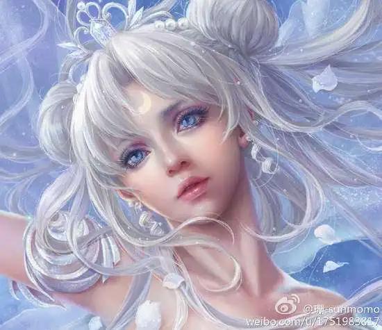 拟真画风的美少女战士，简直美的惊为天人