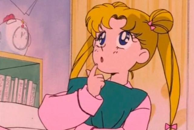 美少女战士中的露娜化形后好美，相貌不输月野兔