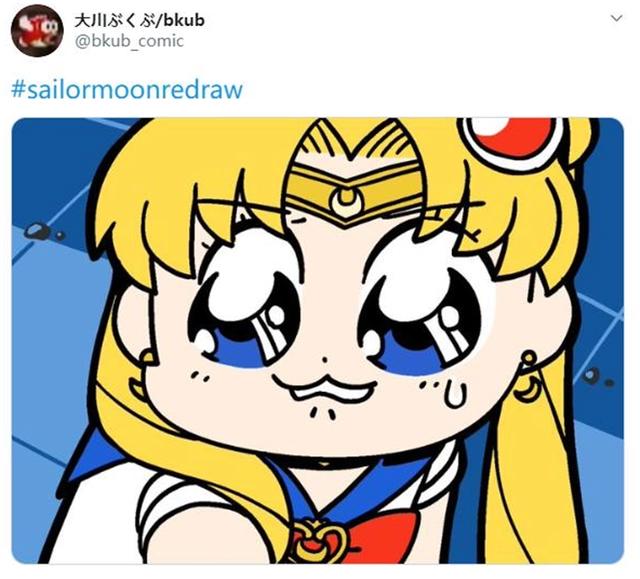 日本漫画家重绘《美少女战士》，换上“JOJO脸”的“水兵月”你还认识吗？