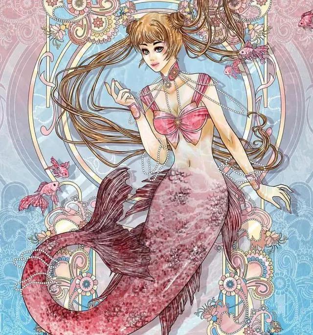 《美少女战士》化身“美人鱼”，颜值美出新高度，隐约带有中国风