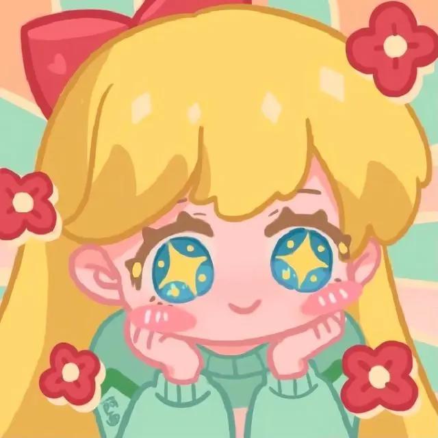 超萌版《美少女战士》头像，火野丽表情调皮，月野兔萌化了