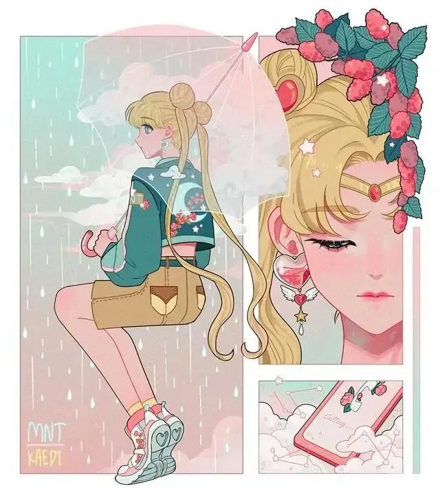 美少女战士动漫头像壁纸合集来啦，太好看了，快来收藏一波