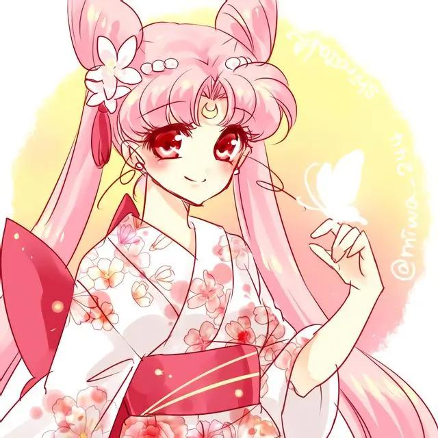 美少女战士高清动漫头像，百变公主“软萌月野兔”诱惑到你了吗？