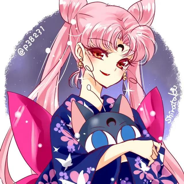 美少女战士高清动漫头像，百变公主“软萌月野兔”诱惑到你了吗？