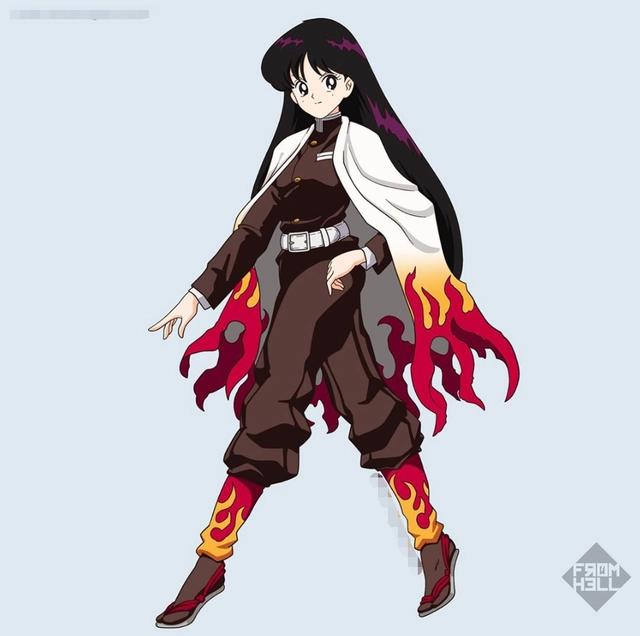 美少女战士与鬼灭之刃角色互换，女版伊之助性感，岩柱较可怜