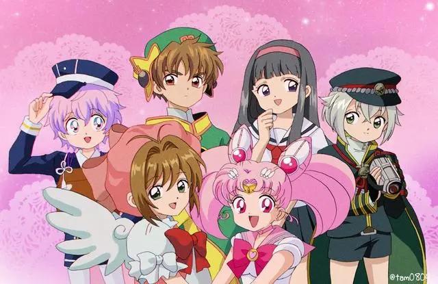 《美少女战士》与《魔卡少女樱》合体！和雪兔同框的海王满好害羞