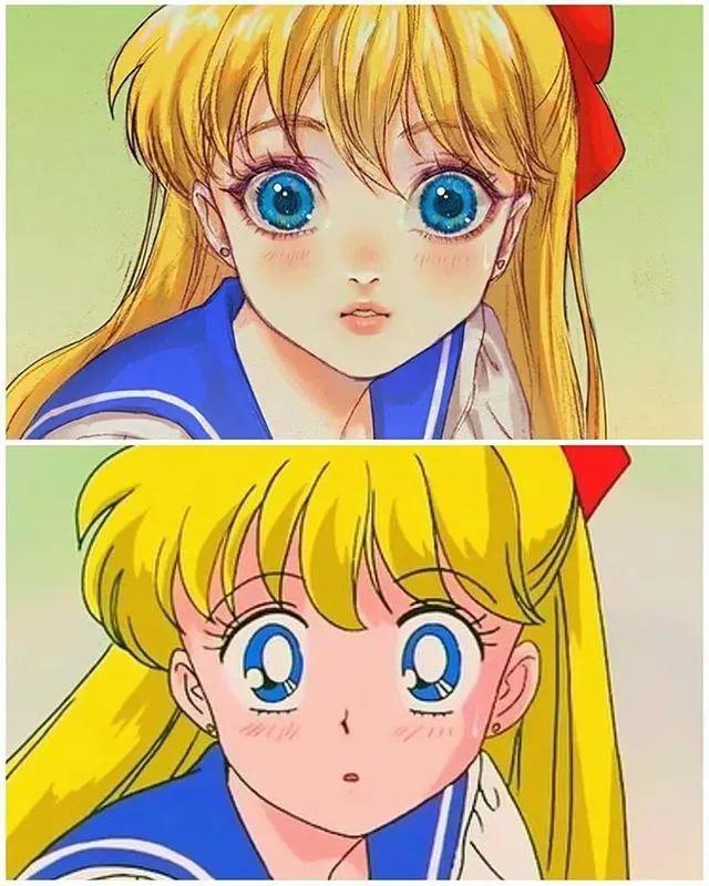 画师重制《美少女战士》画风，角色确实变美，却没了灵魂