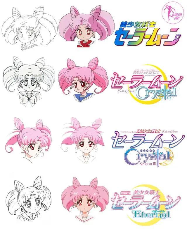 《美少女战士》新旧画风对比，原版最有韵味，新版失去了灵魂