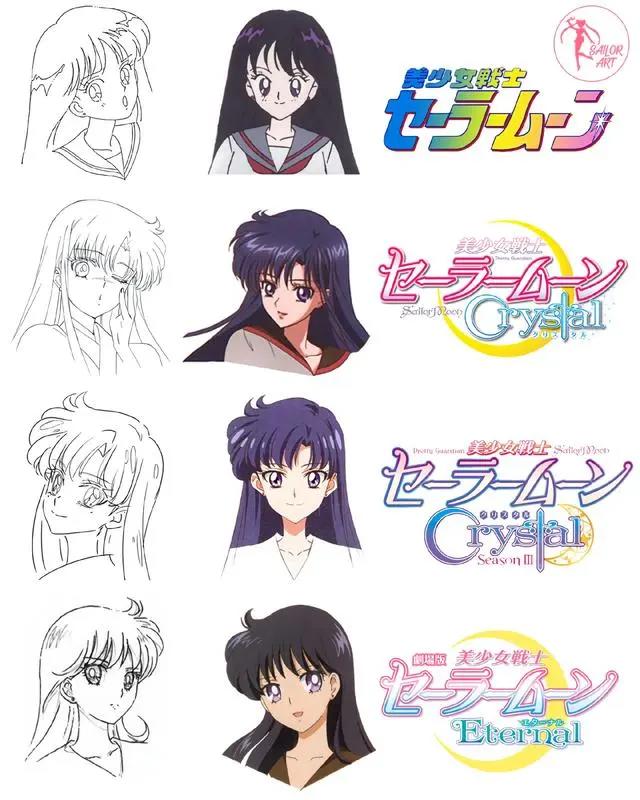 《美少女战士》新旧画风对比，原版最有韵味，新版失去了灵魂