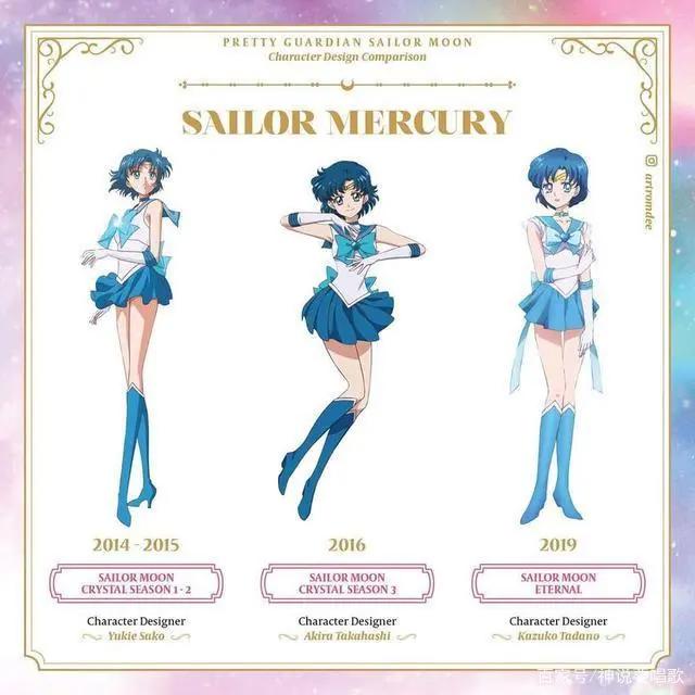 美少女战士重制版动画三版人设对比经费全在腿上你最喜欢哪一版