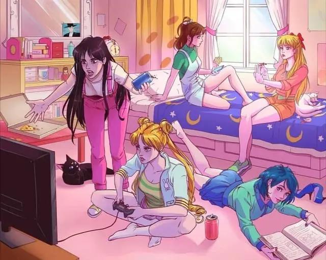 《美少女战士》变“不良少女”，韩漫风VS美漫风、都不输给日漫风