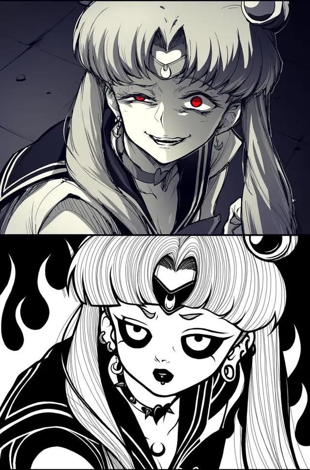 这不是我们认识的《美少女战士》！丑化版辣眼睛、暗黑版却挺美