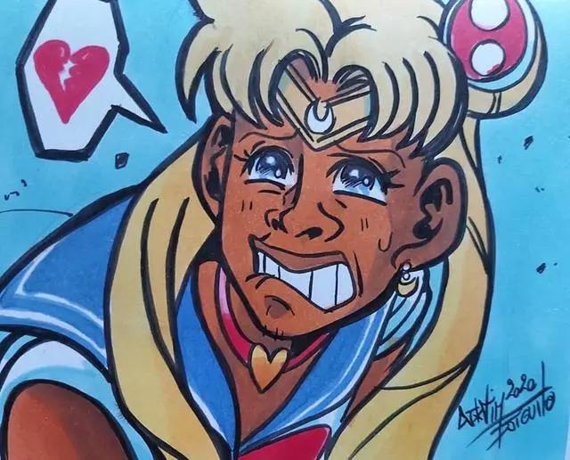 这不是我们认识的《美少女战士》！丑化版辣眼睛、暗黑版却挺美