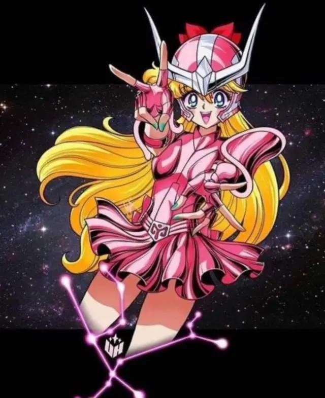 美少女战士穿上圣衣，火野丽毫无违和感，月野兔依旧可爱