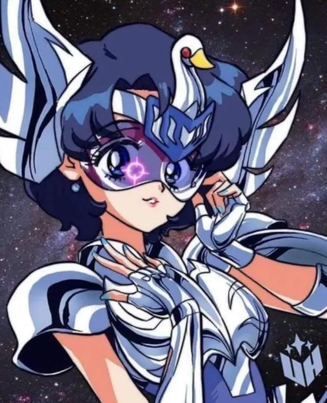 美少女战士穿上圣衣，火野丽毫无违和感，月野兔依旧可爱