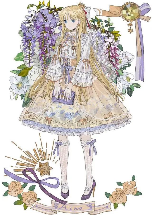 穿洛丽塔的《美少女战士》角色，火野丽是暗黑系，月野兔复古优雅