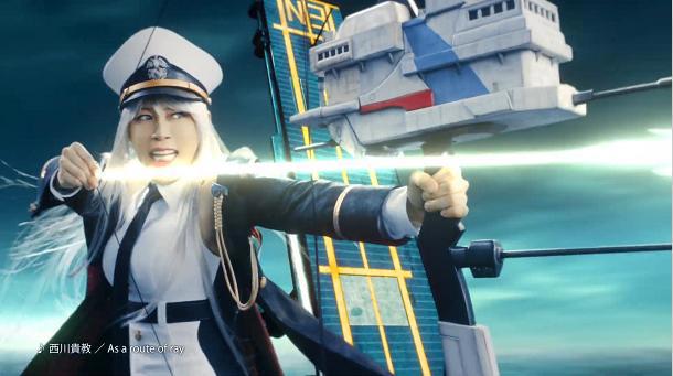 《碧蓝航线》联动西川贵教CM新增特别版，最后那一卖萌心肺停止