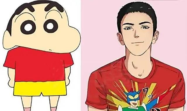 粉丝自制长大后的《蜡笔小新》，每一位的颜值突变，全是男神女神