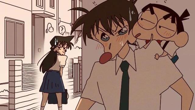 经典动漫变成《蜡笔小新》画风，画风过于魔性，差点笑出六块腹肌