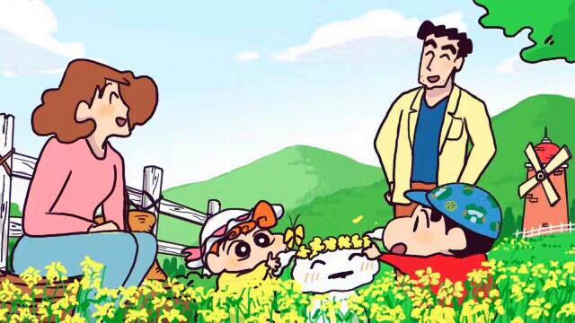 蜡笔小新：长大后的小新，样子比儿时帅，屁屁操很有效果