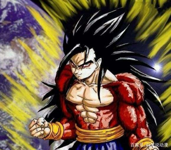 因为“龙珠GT”是同人，所以在龙珠超中，就没有出现超四吗