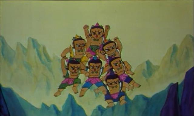 重看葫芦兄弟才发现，最强的不是七娃的葫芦，而是六娃的隐身