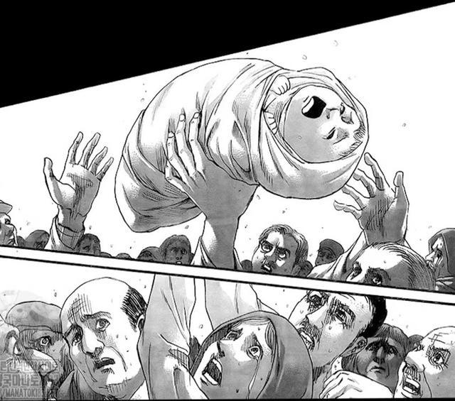 进击的巨人134话：剧情对应第二季ed？高举婴儿象征着希望