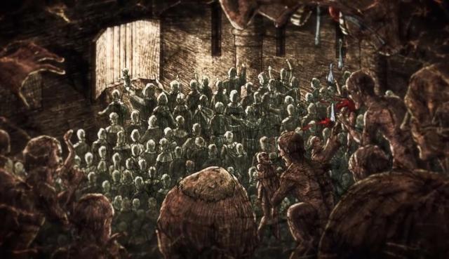 进击的巨人134话：剧情对应第二季ed？高举婴儿象征着希望